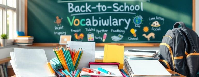 English Back-to-School Vocabulary: Essential Terms